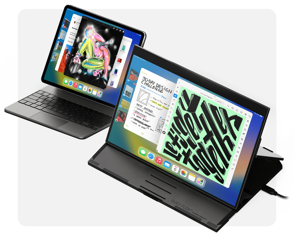 Duex Float portable extra monitor for Ipad
