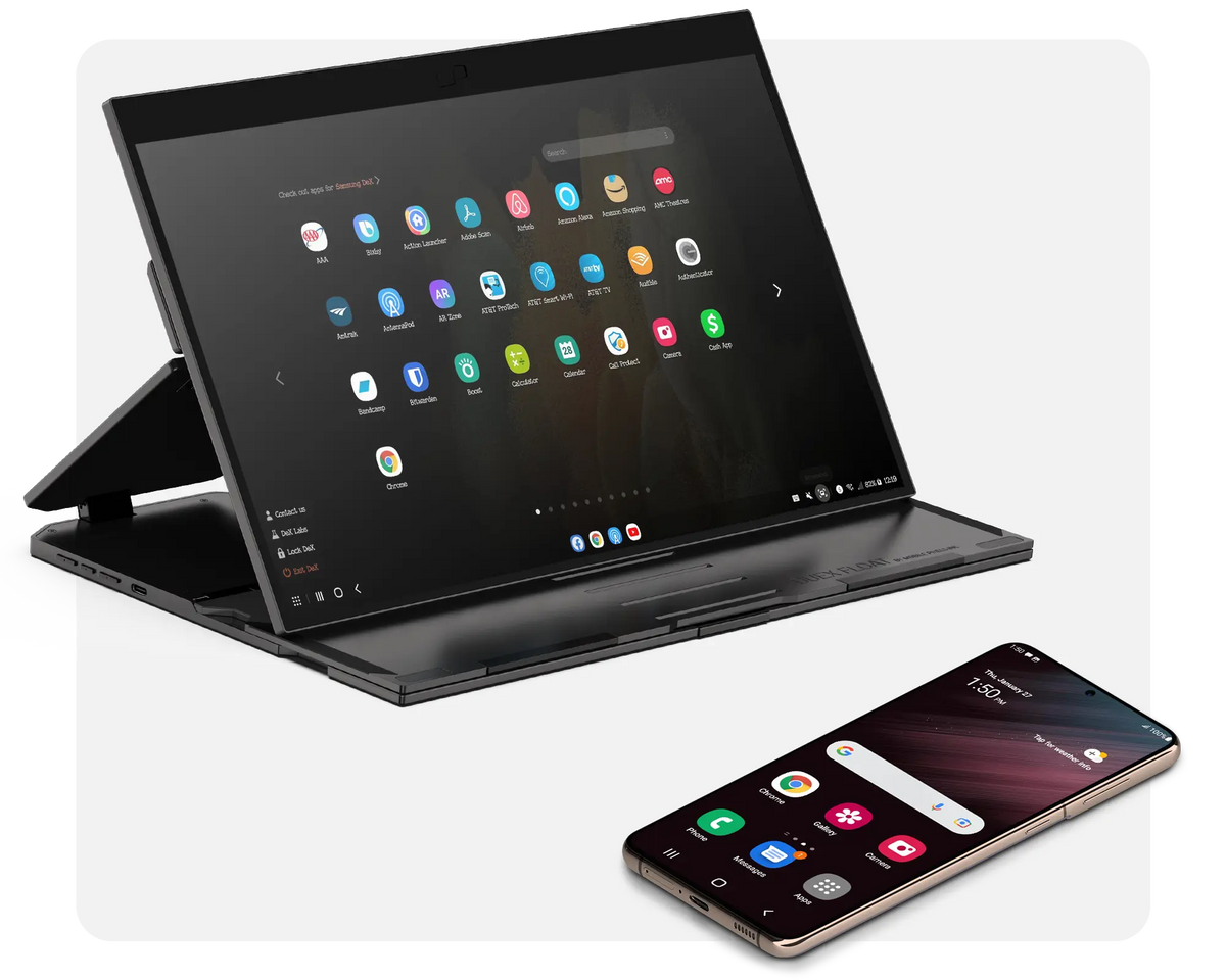 Duex Float extended screen for phones